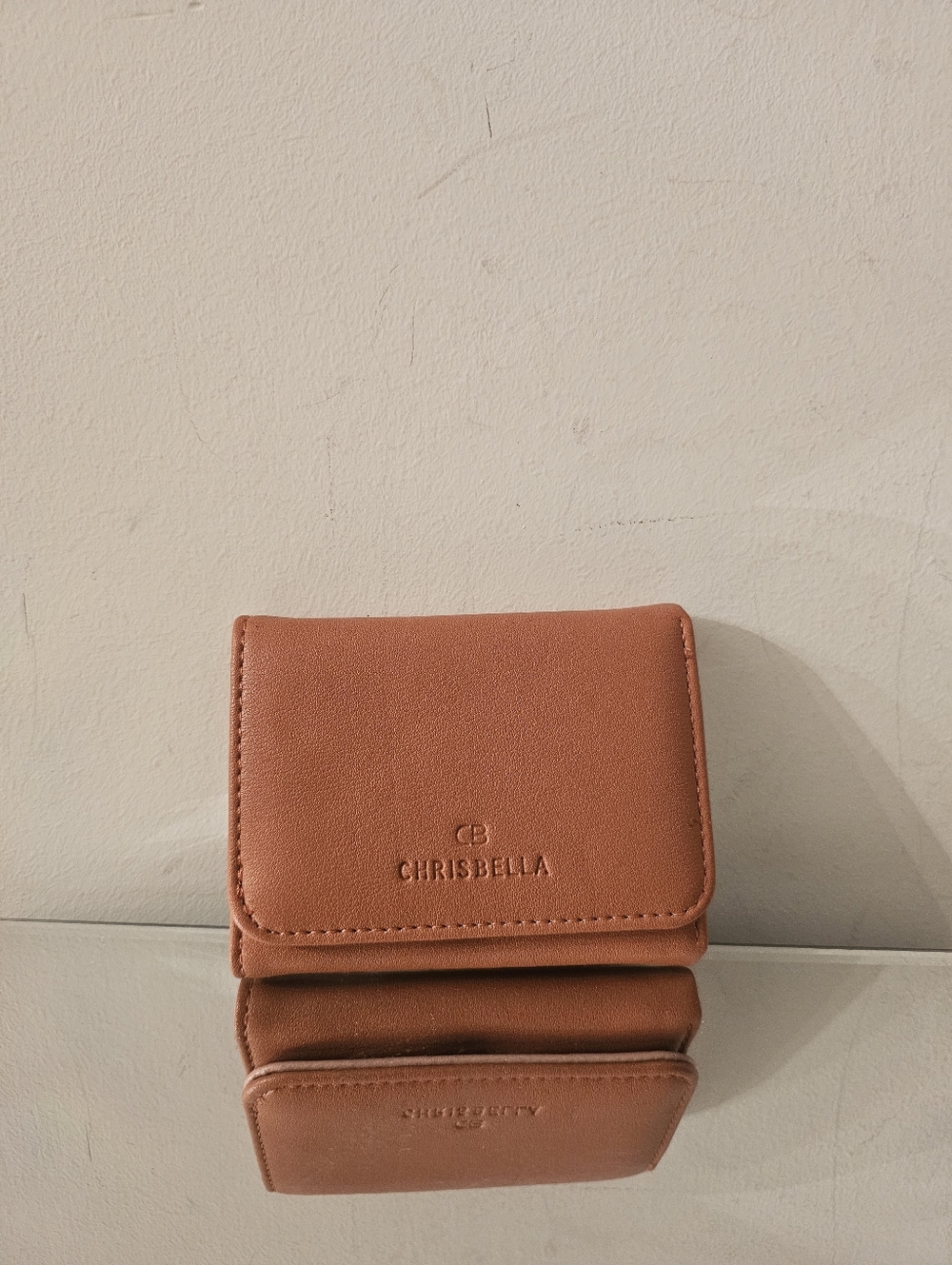 Chrisbella Compact Women's Wallet in Tan